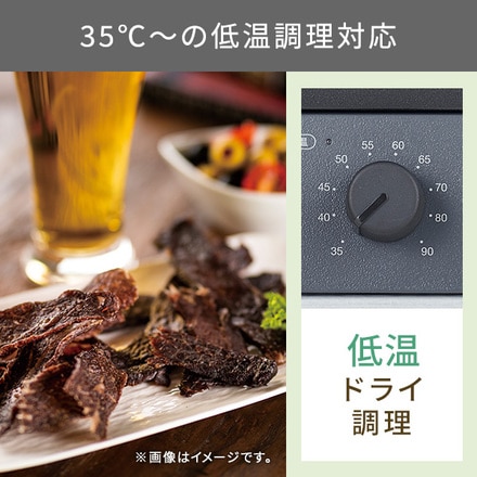 テスコム オーブントースター 低温コンベクションオーブン TSF61A-H 低温調理 高温調理 調整可能 ジップロック使用可能(公認)