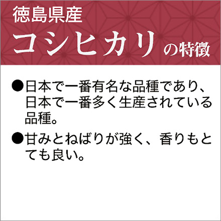 白米 徳島県産 泣く子もだまる米 〈コシヒカリ〉 900g 令和6年産