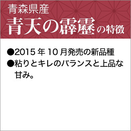 新米 白米 青森県産 青天の霹靂 10kg 2kg×5袋 令和6年産