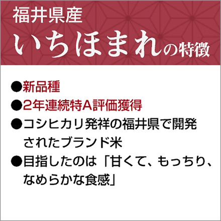 白米 福井県産 いちほまれ 2kg 特A評価 令和5年産