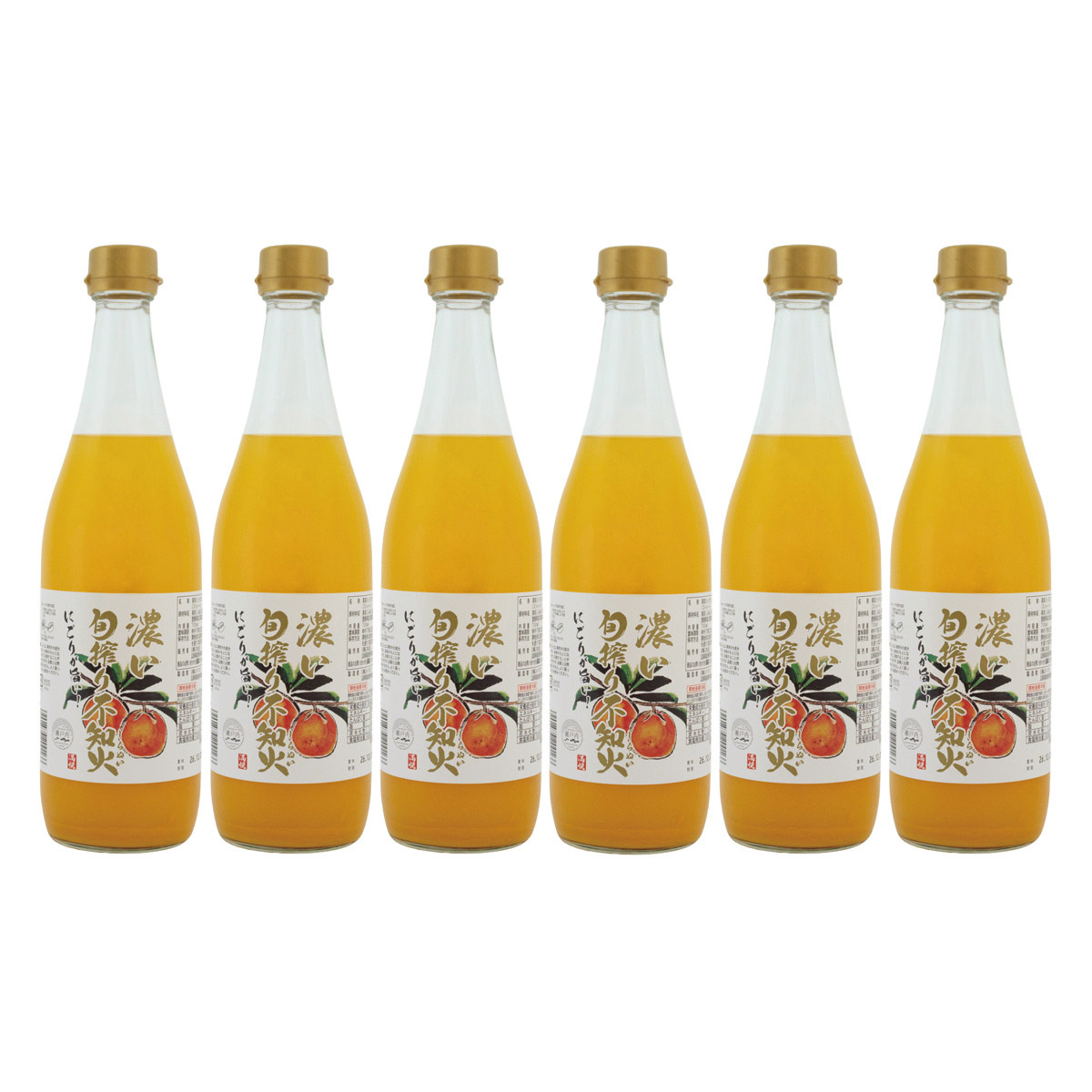 果実ミックスジュース 濃い旬搾り不知火 〔700ml×6〕ストレートジュース［沖縄県・離島 配送不可］