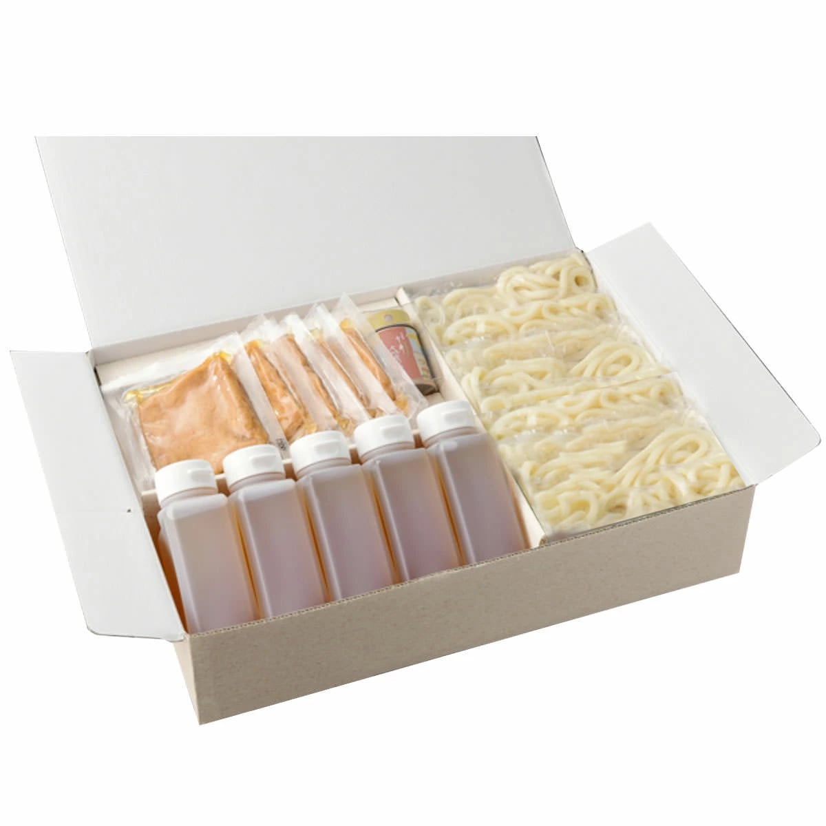 浪花風味 きつねうどん 5食 〔(麺・だし・油揚げ)×5、七味缶〕 うどん 冷蔵 大阪 道頓堀今井