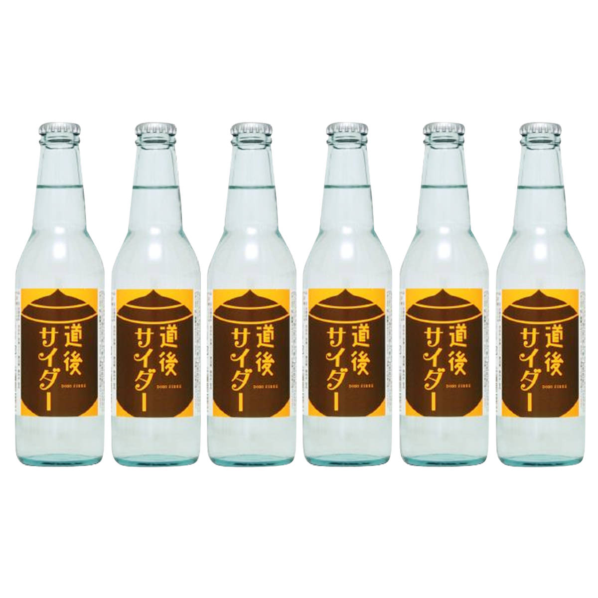 道後サイダー 6本 〔330ml×6〕 サイダー ソフトドリンク 愛媛 水口酒造