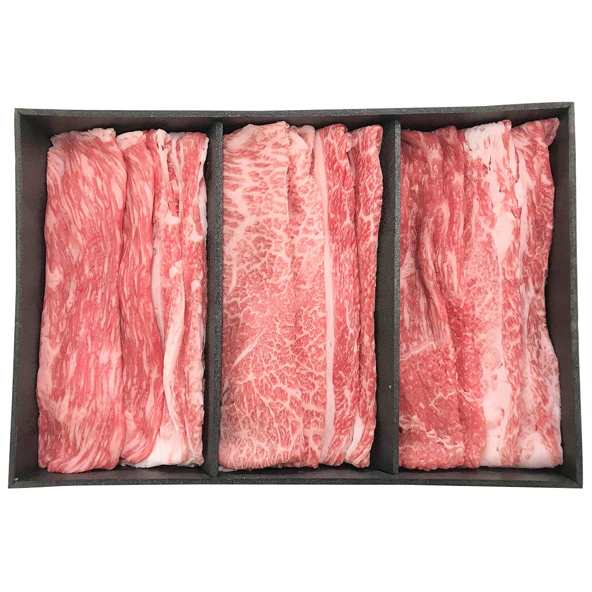 三大和牛 すき焼き モモ・バラ 600g 〔松阪牛・神戸牛・近江牛各200g〕 牛肉 国産