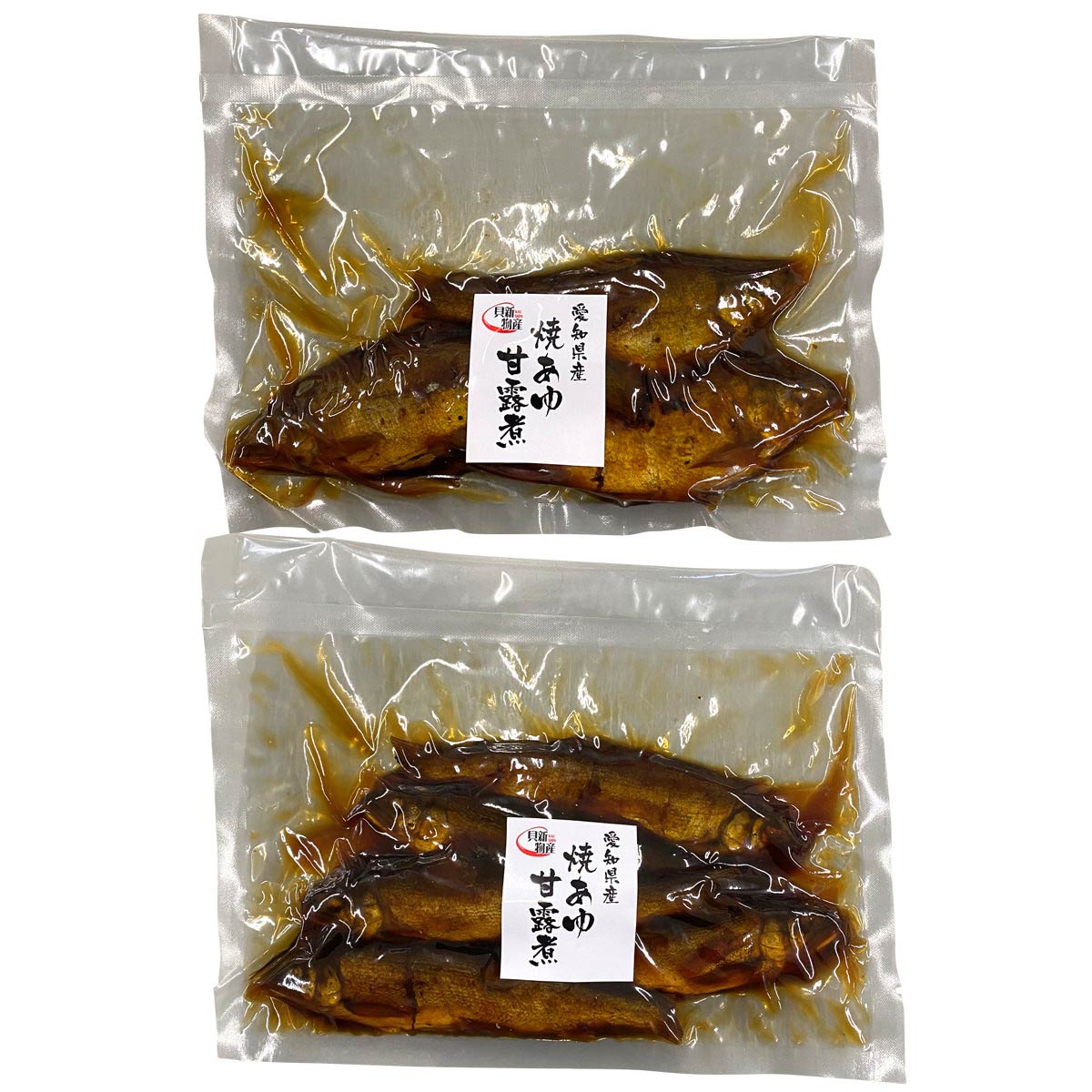 焼あゆ甘露煮 〔160g以上(3～12尾)×2〕 惣菜 甘露煮