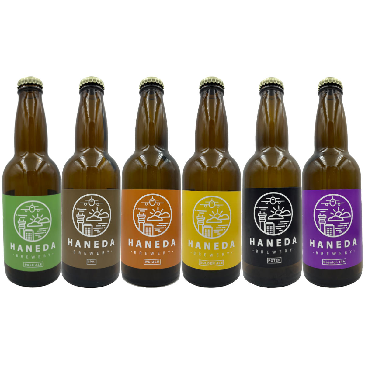 羽田ビール 6種セット 〔ペールエール・IPA・ヴァイツェン・ゴールデンエール・ポーター・セッションIPA各330ml〕 ビール