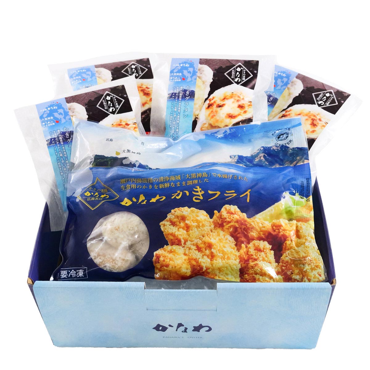かなわ かきフライ かきグラタン 詰め合わせ 〔フライ(20粒入)420g×1、グラタン38g×4〕 牡蠣惣菜