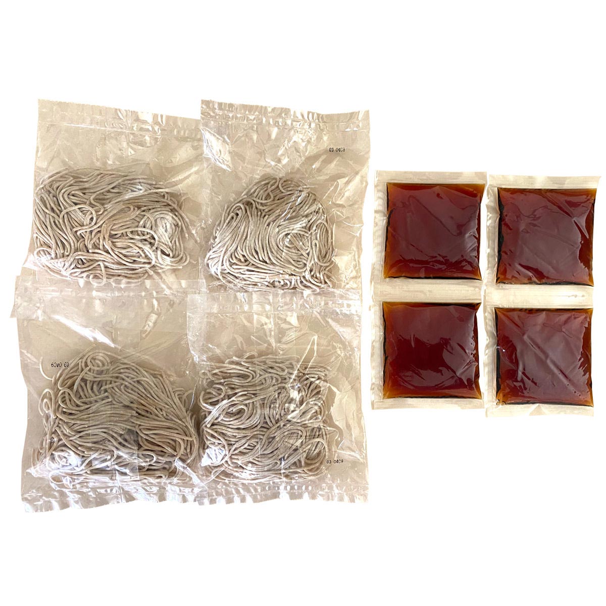 ダイシモチ麦麺 〔めん100g×4、めんつゆ60ml×4〕 ラーメン