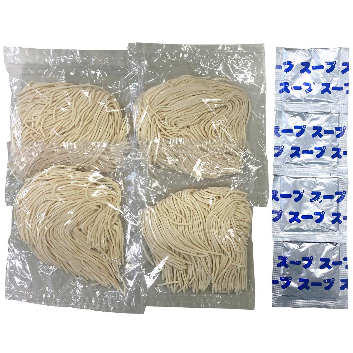 瀬戸内讃岐塩ラーメン 〔めん100g×4、粉末スープ9g×4〕 麺