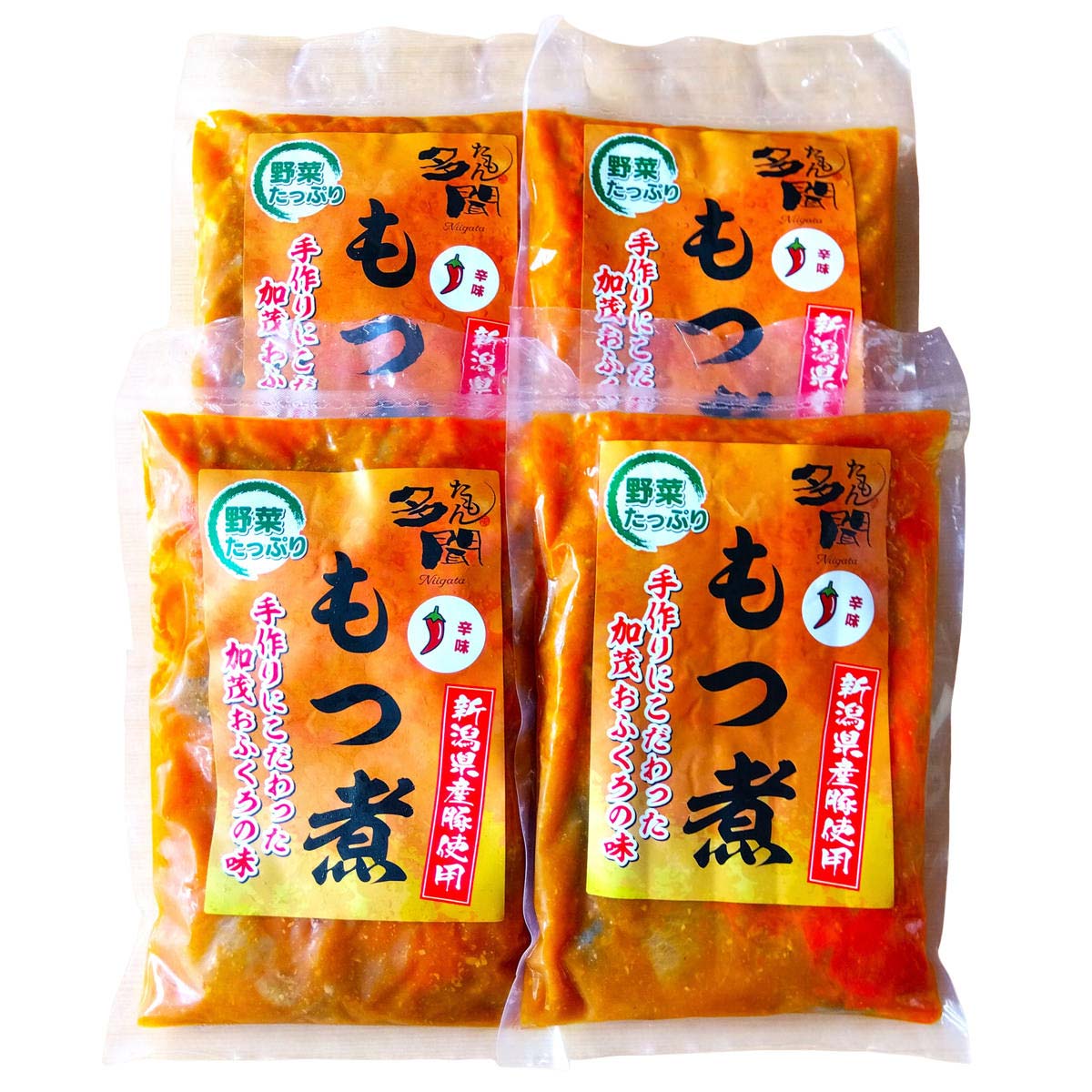 辛味もつ煮 〔500g×4〕 肉料理【沖縄県・離島 配送不可】