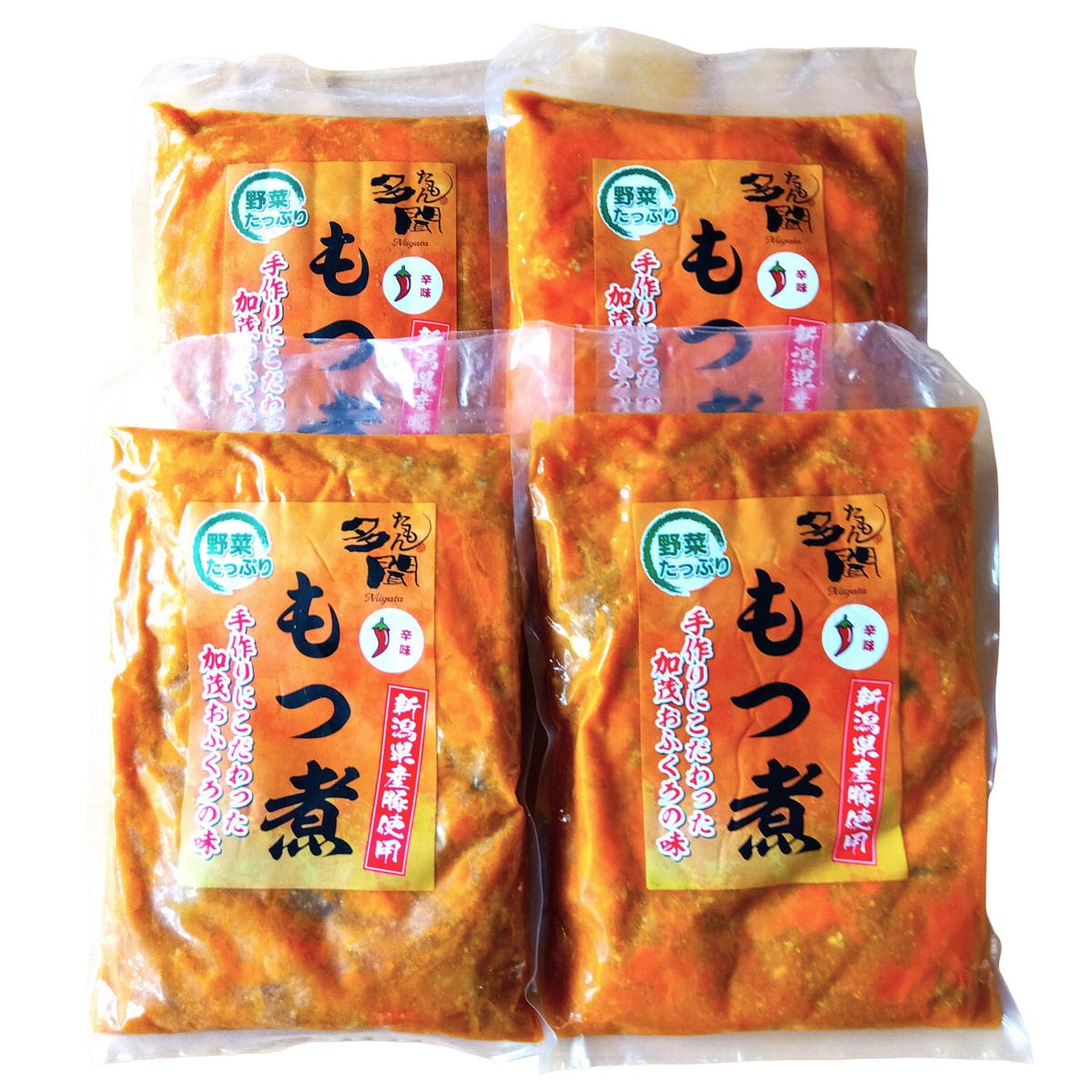 辛味もつ煮 〔1kg×4〕 肉料理【沖縄県・離島 配送不可】