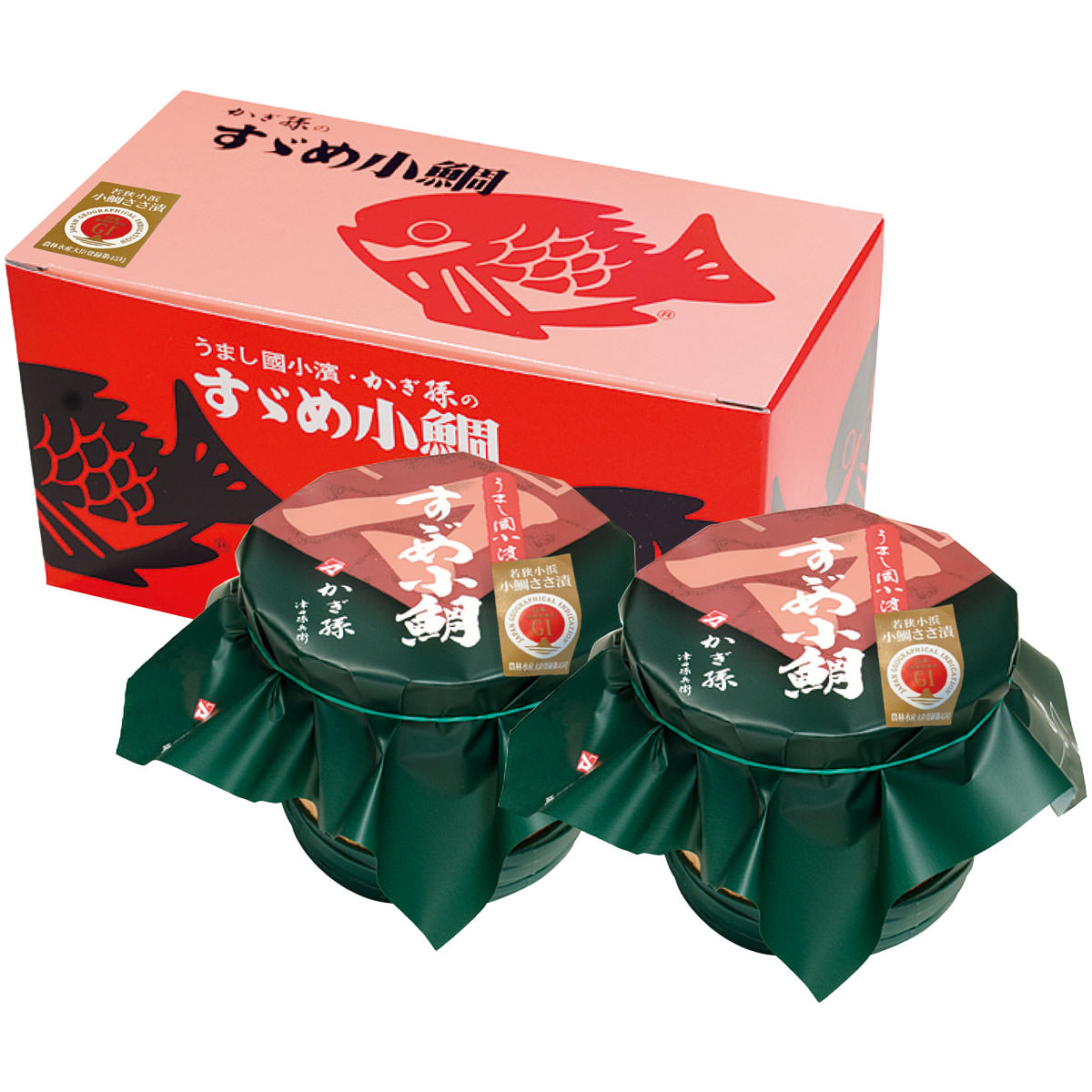 すずめ小鯛 小鯛の笹漬け 中樽 〔135g×2〕 小鯛 海鮮惣菜【北海道・沖縄県・離島 配送不可】