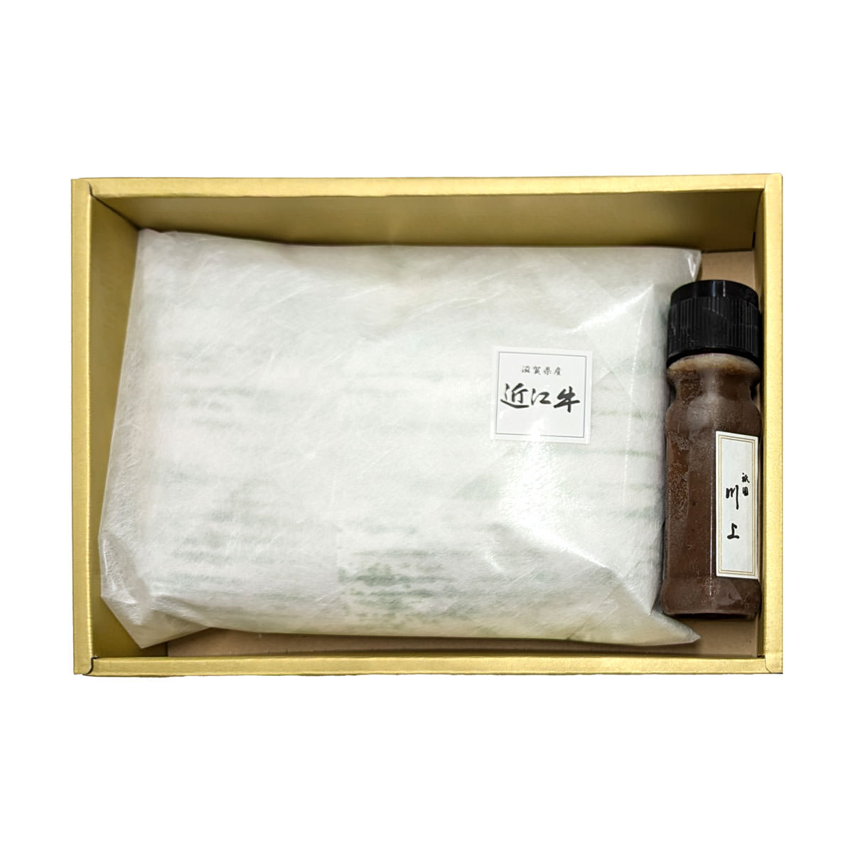 肉の大橋亭 近江牛 サーロイン焼肉 祇園川上 ステーキソースセット 〔サーロイン焼肉用580g、牛脂、和風ステーキソース120ml〕 牛肉【北海道・沖縄県・離島 配送不可】