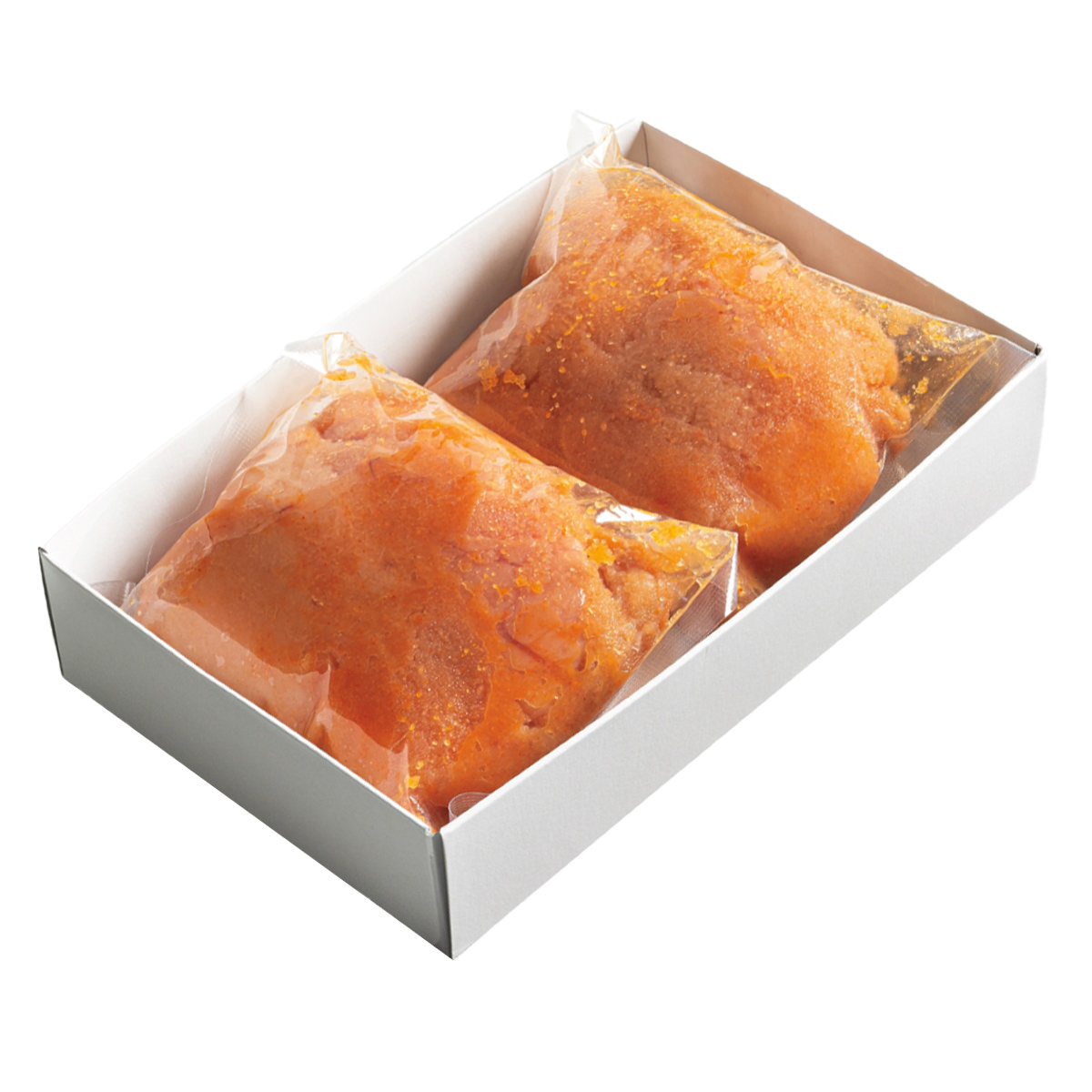 無着色 並切 辛子明太子 紙箱 〔250g×2〕 からし明太子 冷凍