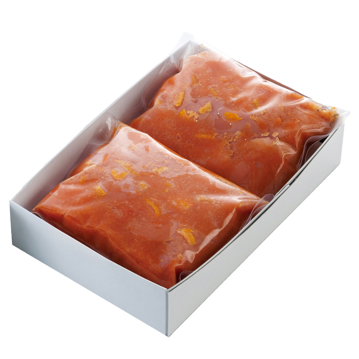 無着色 並切 辛子明太子 ゆず味 紙箱 〔250g×2〕 からし明太子 冷凍