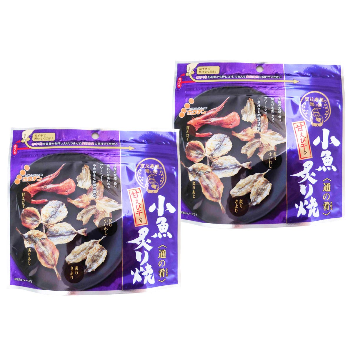 おつまみ 小魚炙り焼 甘えび干入り 2袋 〔40g〕 小魚 珍味