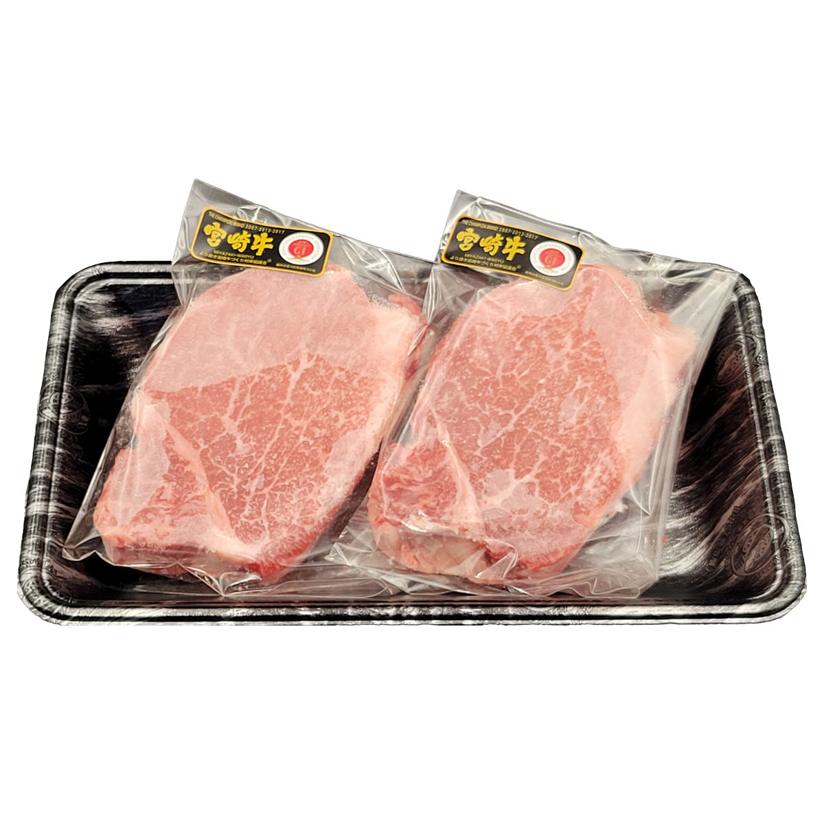 宮崎牛 シャトーブリアン ステーキ 2枚 ギフトセット 〔300g〕 牛肉 冷凍