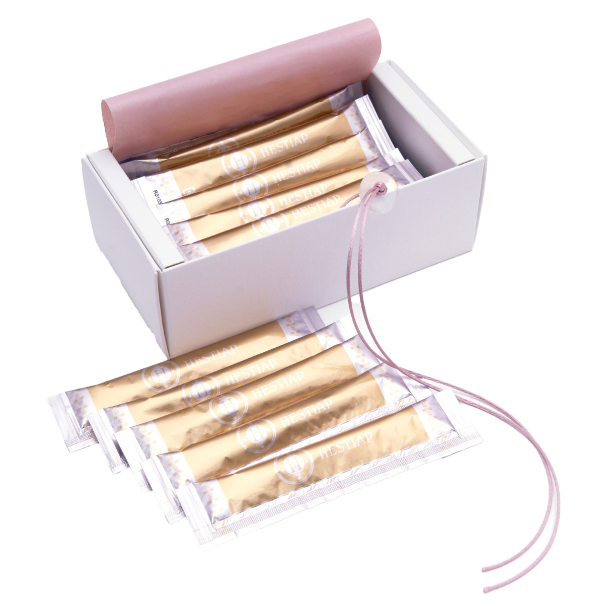 NEW HESTIAP ツバメの巣 スティックゼリー ギフト箱 〔ゼリー10g×30本、ガラスアクセサリー×1〕 スイーツ