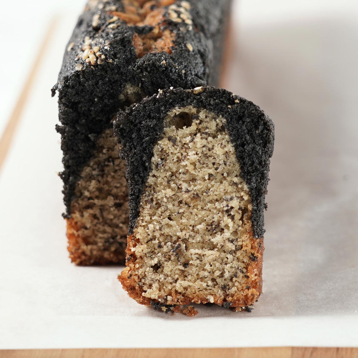胡麻と信州味噌の和焼き菓子〔(約)220×35×高さ60ｍｍ〕パウンドケーキ