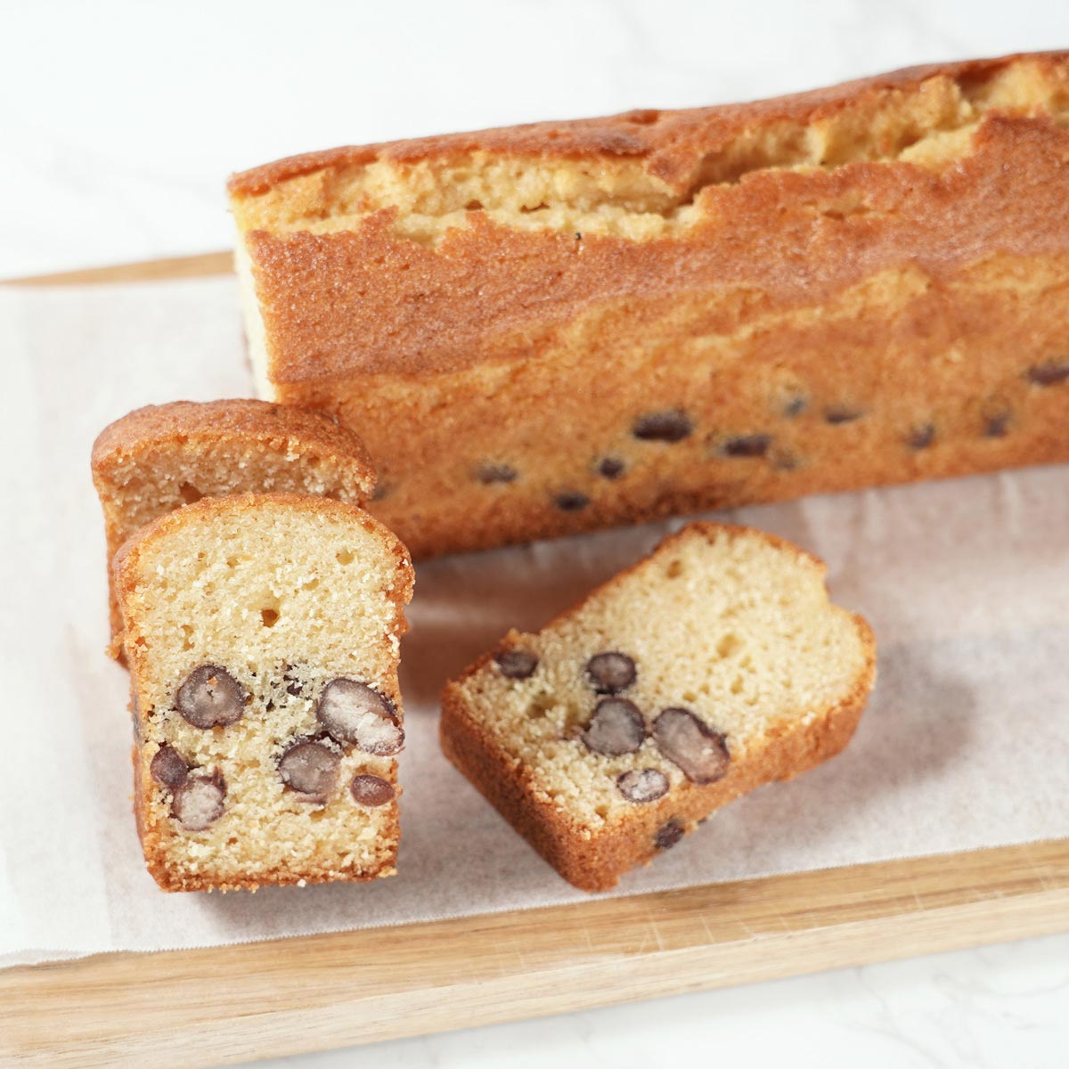 和三盆と大納言小豆の美味しい和焼き菓子〔(約)220×35×高さ60ｍｍ〕パウンドケーキ