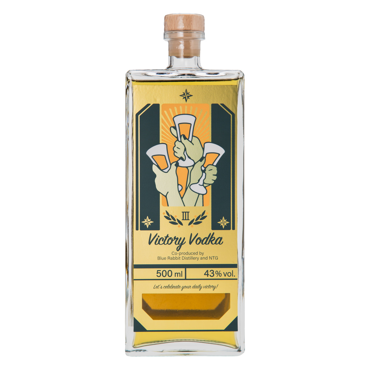 のとジン ヴィクトリー・ウォッカ 木箱入り ギフト〔500ml〕フレーバードウォッカ