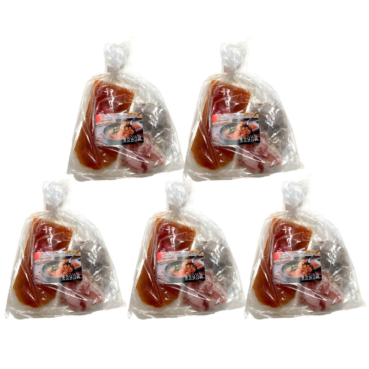 東京純豆腐 チュクミスンドゥブ 〔(スープ、豚肉、イイダコ)×5〕スンドゥブ 具材