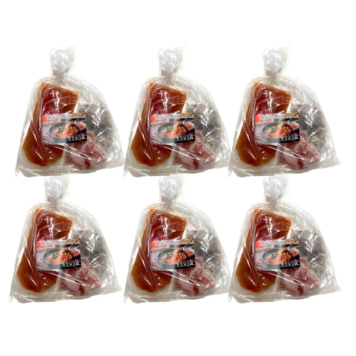 東京純豆腐 チュクミスンドゥブ 〔(スープ、豚肉、イイダコ)×6〕スンドゥブ 具材