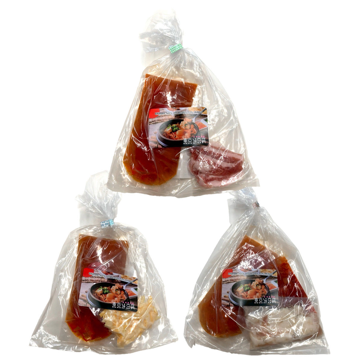 東京純豆腐 スンドゥブ 詰め合わせ 食べ比べセット 〔豚・チーズ・ホルモン〕スンドゥブ 具材