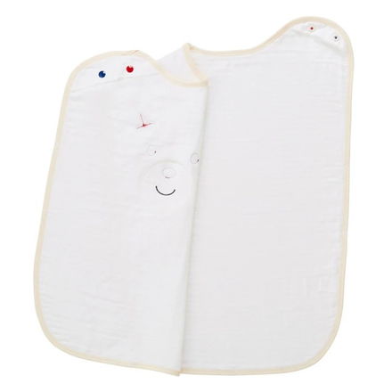 ミキハウスホットビスケッツ ガーゼスリーパー(76-8036-497)アイボリー