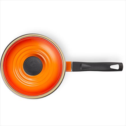 ル・クルーゼ EOS ソースパン 16cm オレンジ ホーロー 鍋 片手鍋 ガス IH 対応56001160900000