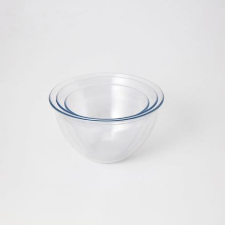 365methods ガラスのようなボウル 3サイズセット (15cm・18cm・20cm)