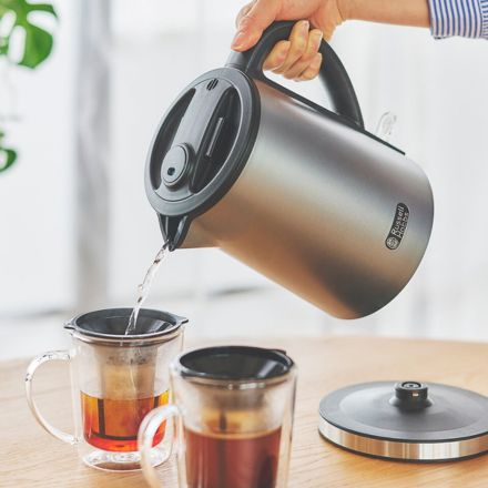 Russell Hobbs ベーシックシリーズ ベーシックケトルプラス グレー 7014JP-GY