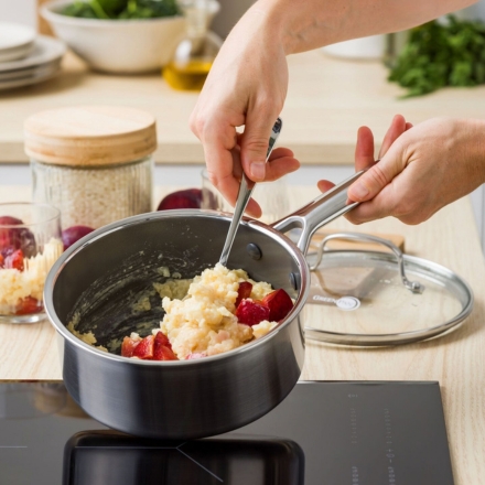 GreenPan エーペックス ソースパン 18cm　ガラス蓋付き CC010625-104