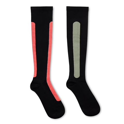 Ostrichpillow Bamboo Compression Socks S Blue&Yellow