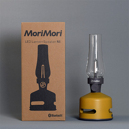 MoriMori LED ランタンスピーカー S1 SNUG ROOM イエロー FLS-2103-YE