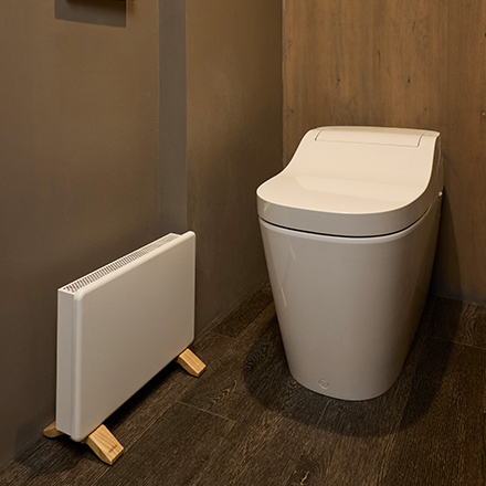 moku. コンベクターヒーター ここぽかミニ ホワイト MCH-0300/W