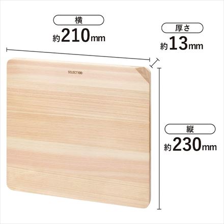 貝印 KAI カッティングボード まな板 230×210ｍｍ SELECT100 日本製 食洗機対応 AP5125