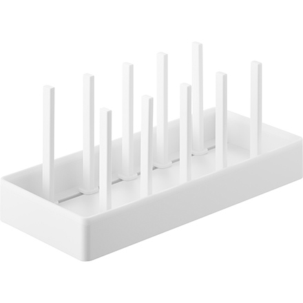 tower タワー シンク下幅調節鍋蓋&フライパン収納スタンド W32 ホワイト 1359