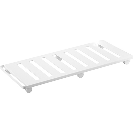 tower タワー 押入れ収納ロング台車 ホワイト 1417