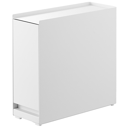 tower タワー 隠せる引き出し収納 ホワイト 1428