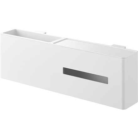 tower タワー 引っ掛けティッシュケース＆ダストボックス ホワイト 1458