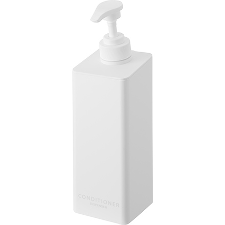 tower タワー たっぷり洗剤が出るマグネットディスペンサー コンディショナー ホワイト 1534