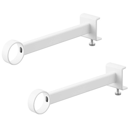 tower タワー 鴨居室内物干しポールホルダー 奥行ワイド ホワイト 1586