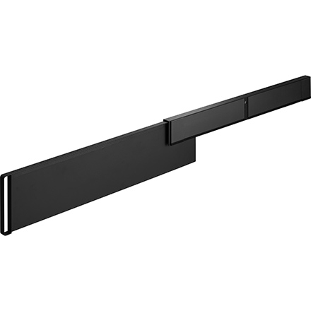 tower タワー マグネット冷蔵庫横隠せるスライドスチールパネル ブラック 1860