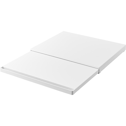 tower タワー キッチン家電下スライドテーブル ホワイト 2105