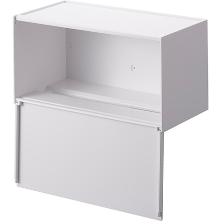 tower タワー マグネットトレー付きペーパータオルディスペンサー ホワイト 2192