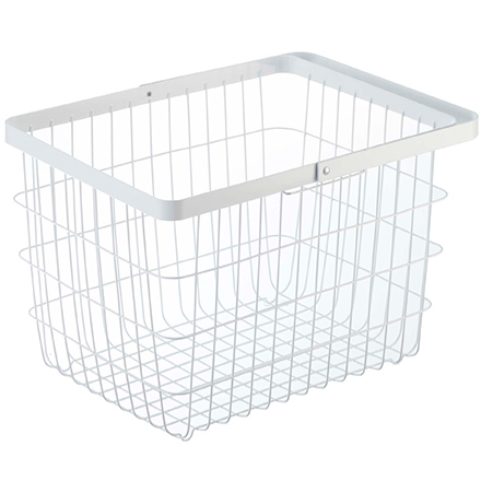 tower タワー ランドリーワイヤーバスケット M ホワイト 3160