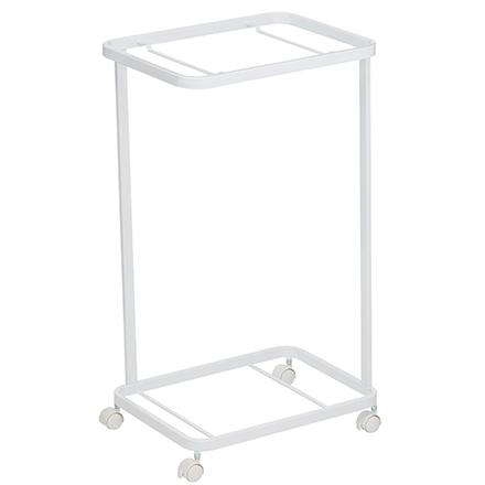 tower タワー ランドリーワゴン 2段 ホワイト 3349