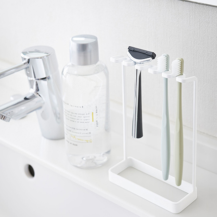 tower タワー 歯ブラシスタンド 5連 ホワイト 4698