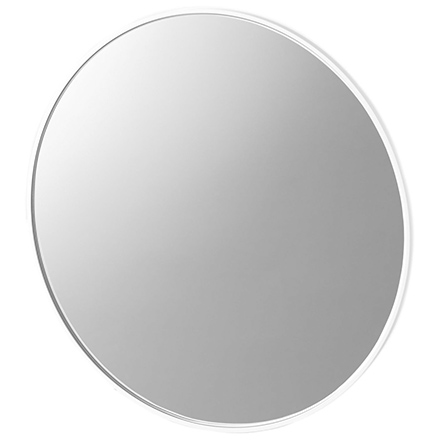 tower タワー マグネットバスルームミラー 丸型 23cm ホワイト 10175